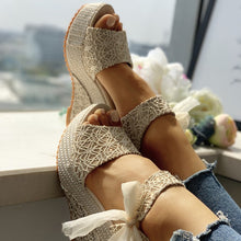 Load image into Gallery viewer, Hot lace Leisure Women Wedges