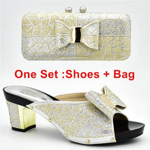 Load image into Gallery viewer, Italian Shoes with Matching Bag Set
