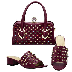Italian Shoe and Handbag Set