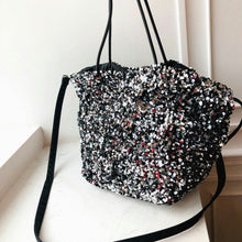 Load image into Gallery viewer, Rainbow  Sequin Tote