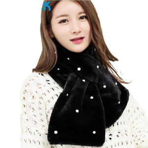 New Winter Scarves Women Plush Scarf
