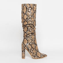 Load image into Gallery viewer, Colorful Snake Skin Boots