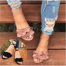 Load image into Gallery viewer, Summer Cross Bandage Sandals