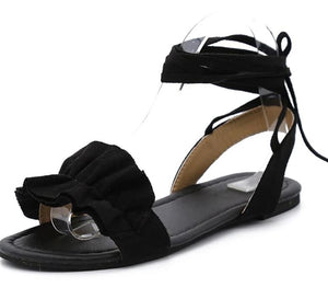 Summer Cross Bandage Sandals