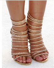 Load image into Gallery viewer, Summer Sandals Diamond Crystal