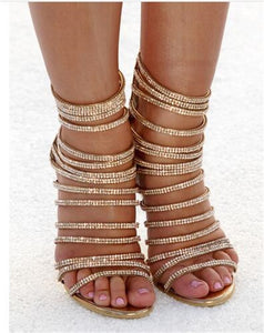 Summer Sandals Diamond Crystal