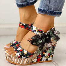 Load image into Gallery viewer, Women Summer Wedge Sandals