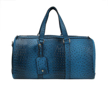 Load image into Gallery viewer, OSTRICH CROC DUFFLE SET