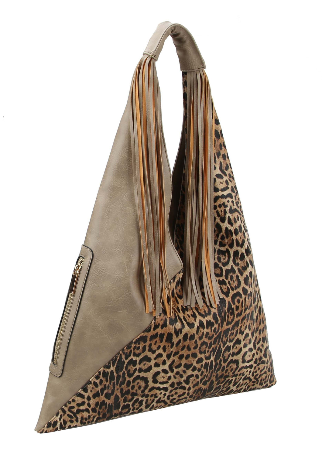 Animal Print Fashion Handbag w/Wallet