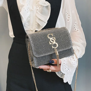 Women Glitter Handbag Shoulder Luxury Sparkling