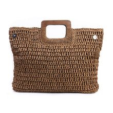 Load image into Gallery viewer, Vintage Bohemian Straw Bag