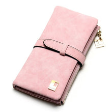 Load image into Gallery viewer, New Fashion Women Wallets Drawstring Nubuck Leather Zipper