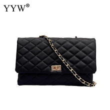 Load image into Gallery viewer, Fashion Clutch Women Black White Chain Shoulder Bag