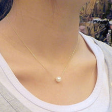 Load image into Gallery viewer, Dainty Circle Collier Jewelry Round Minimalist Chain Pendant Necklace