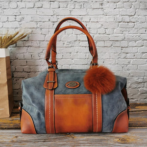 Genuine Leather Handbag Large Capacity