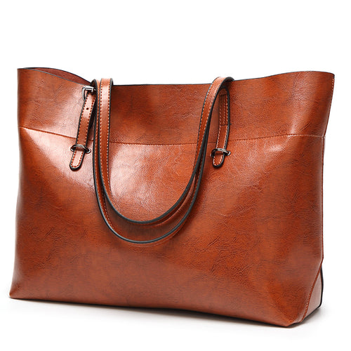 New Arrival Leather Bags Classical Casual Tote