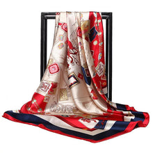 Load image into Gallery viewer, Silk Scarves Women Square Head
