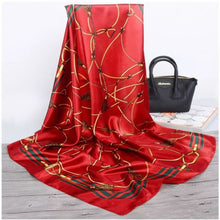 Load image into Gallery viewer, Silk Scarves Women Square Head