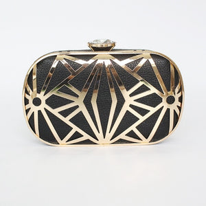 Hollow Out Clutch Crystal Diamond