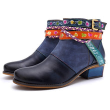 Load image into Gallery viewer, Vintage Bohemian Ankle Boots