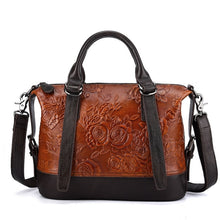 Load image into Gallery viewer, Genuine Leather Tote Bag New Cow Leather