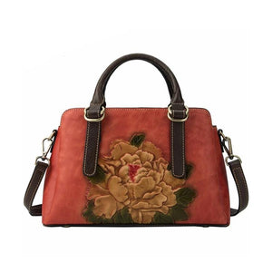 Leather women's handbag