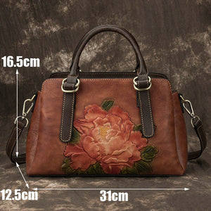 Leather women's handbag