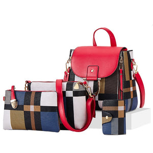 Designer Plaid Handbags Luxury Quality Leather