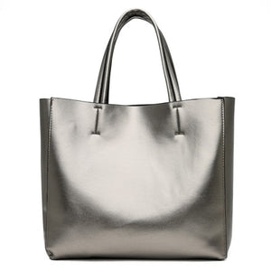Solid Large Capacity Women Bags Casual Tote