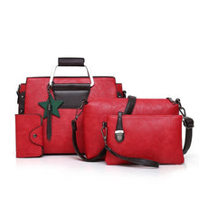 Load image into Gallery viewer, Fashion 4 Psc/set Metal Handle Women&#39;s Handbags
