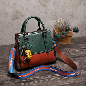 Genuine Leather Handbag Luxury Handbags