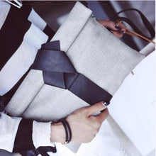 Load image into Gallery viewer, Women Day Clutches Bags Bow Leather