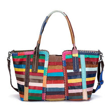 Load image into Gallery viewer, Luxury handbag women bags designer multicolor hand made weaving genuine leather