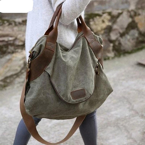 Brand Large Pocket Casual Tote