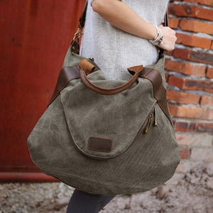 Brand Large Pocket Casual Tote