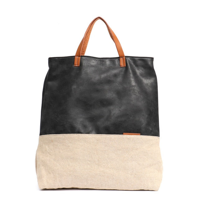 Large Casual Canvas Tote Bags