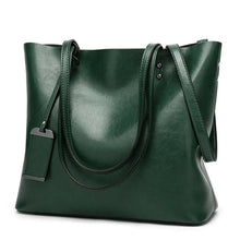 Load image into Gallery viewer, Soft Oil Wax PU Leather Handbag